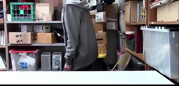  Guy Caught Stealing Gets Dominated by Milf Loss Prevention Officer